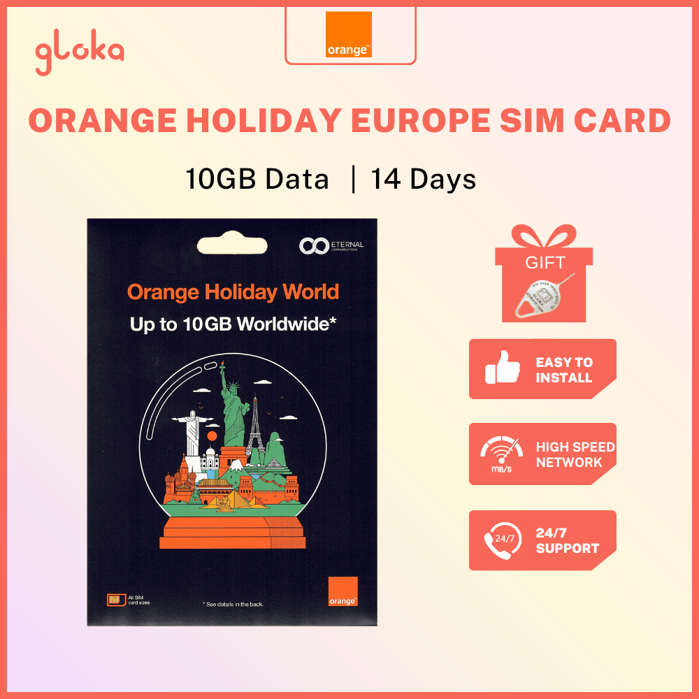 Orange Holiday Europe Sim Card