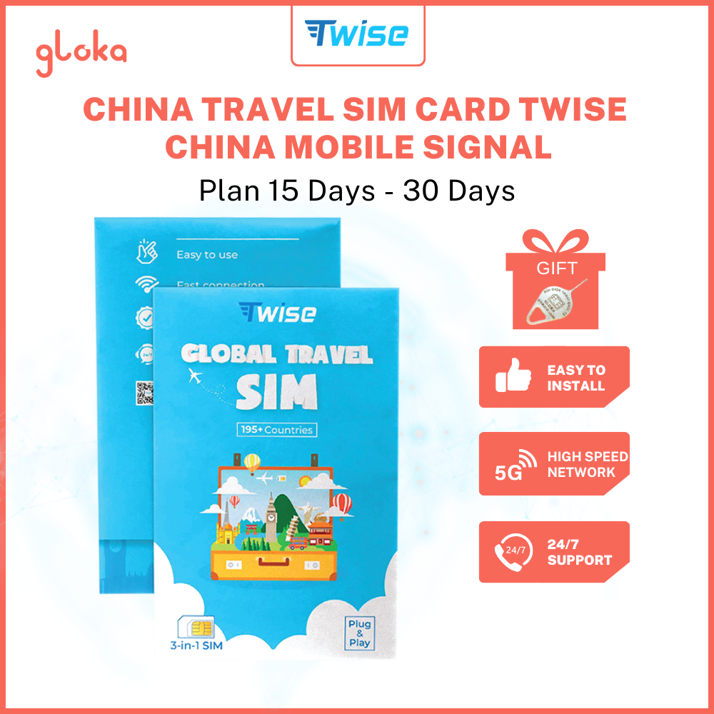 China Travel Sim Card Twise China Mobile Signal
